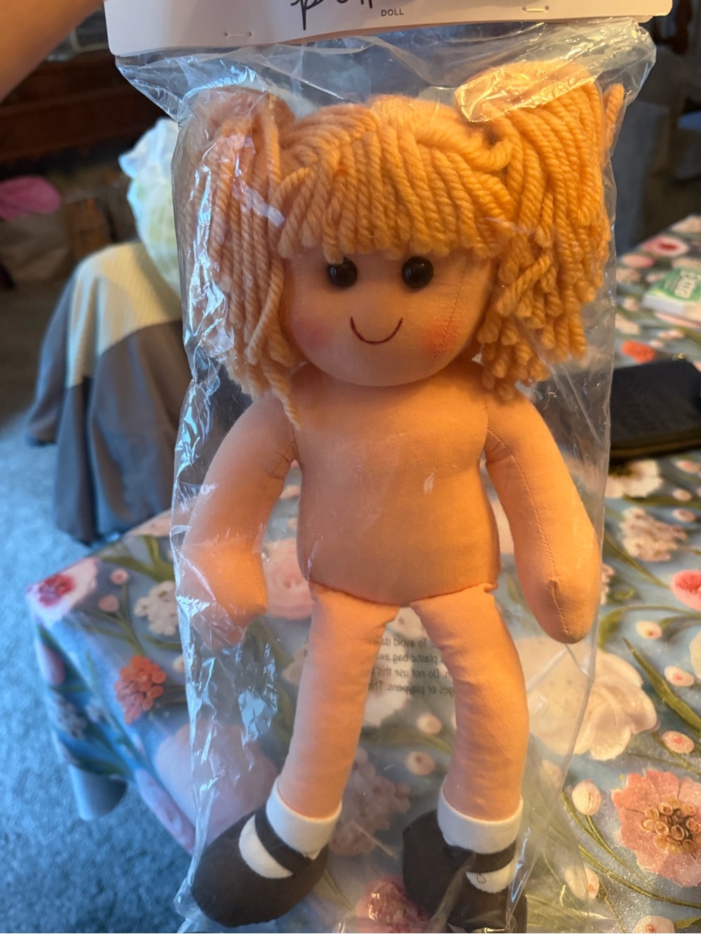 Parklane Fabric Doll Caucasian golden blonde hair 14 inch high new in package
